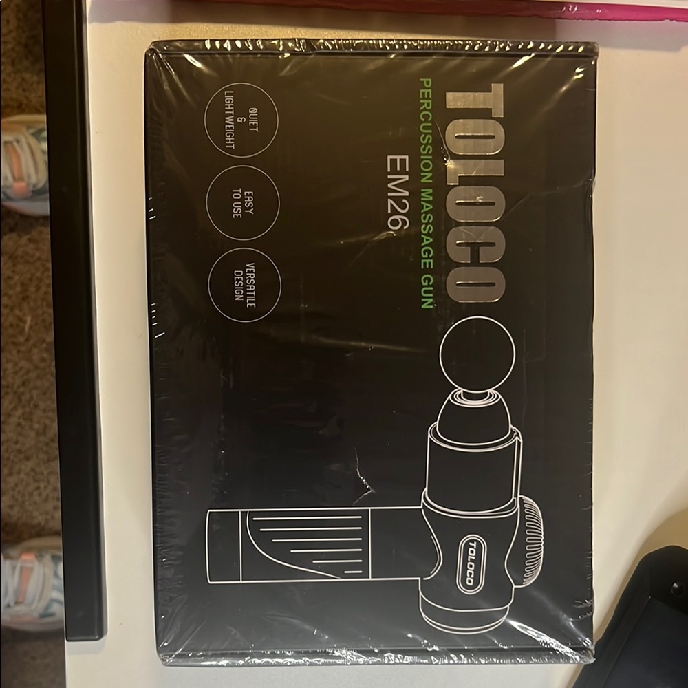 Black Percussion Massage Gun